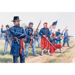 Union Infantry and Zouaves